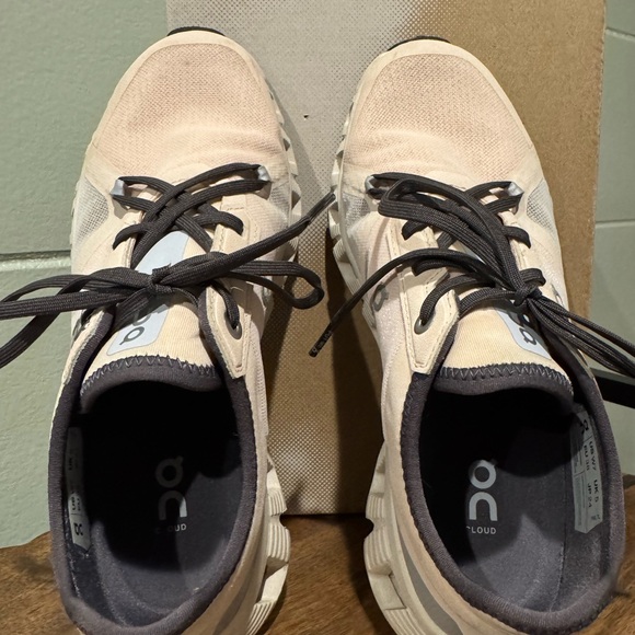 On Running Blush and Charcoal Sneakers - Picture 4 of 8